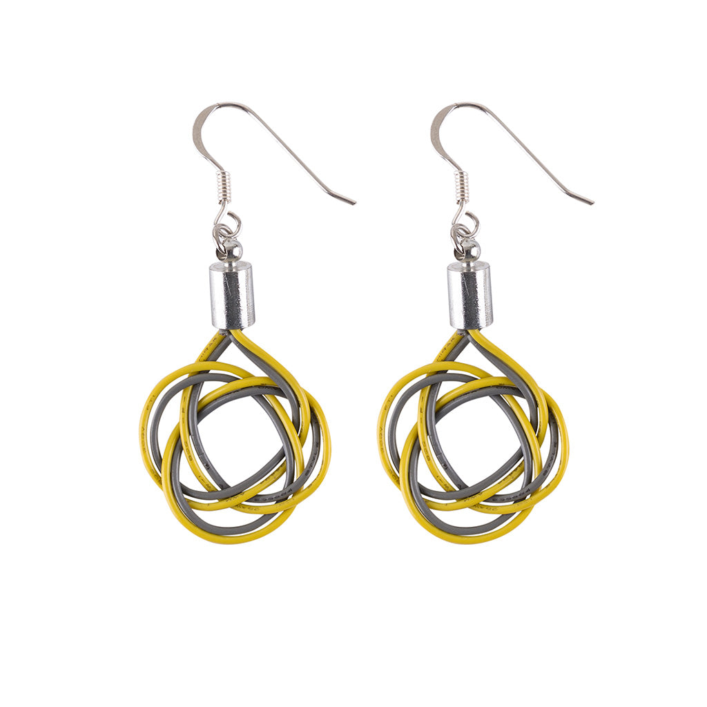 Celtic Hand Woven Electrical Wire Earrings (3 Colours Available)