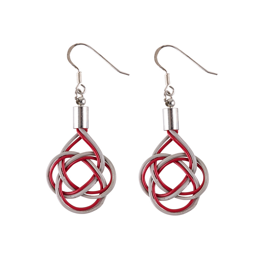 Celtic Hand Woven Electrical Wire Earrings (3 Colours Available)