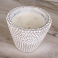 Large Textured 3-Wick Candle