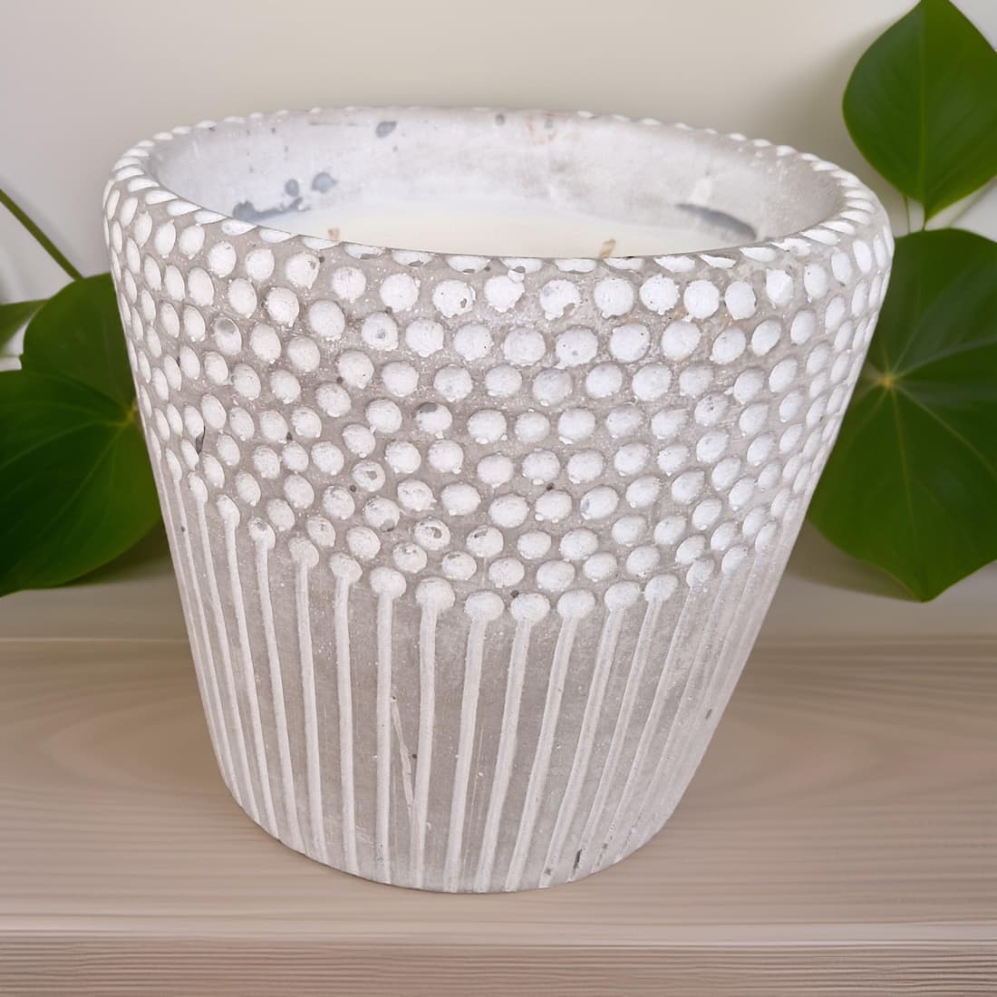Large Textured 3-Wick Candle