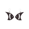 Pisces Recycled Rubber Fish Earrings